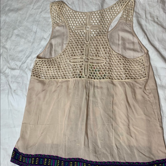 MINE Sz L bohemian swing tank with crochet - Picture 3 of 14